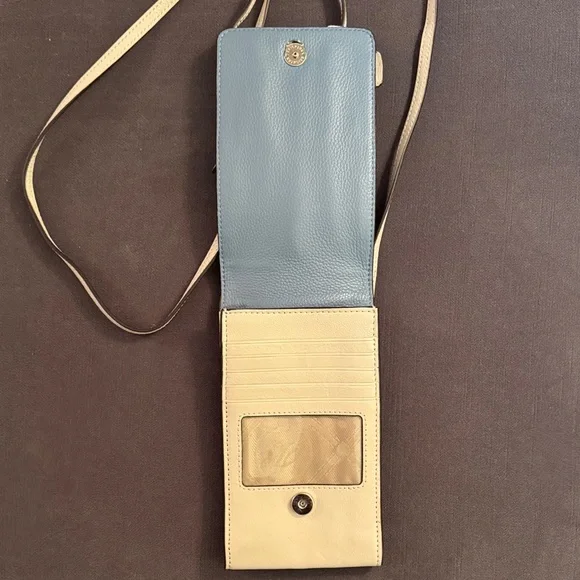 Brighton Tan Hand Cut Floral Crossbody Bag - Picture 2 of 10